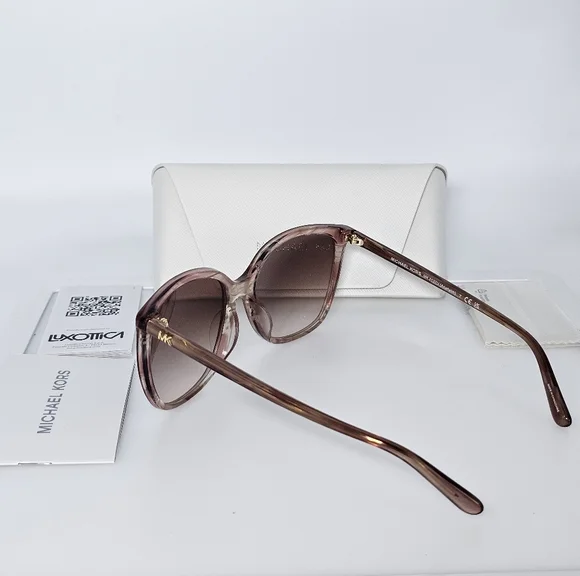 Michael Kors Women's Sunglasses gradient MK2137U 317513 57 Anaheim Tan Blush - Picture 12 of 14